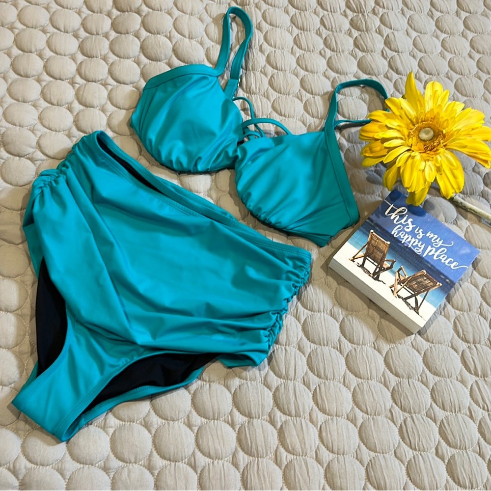 NWT Coastal Blue bikini set